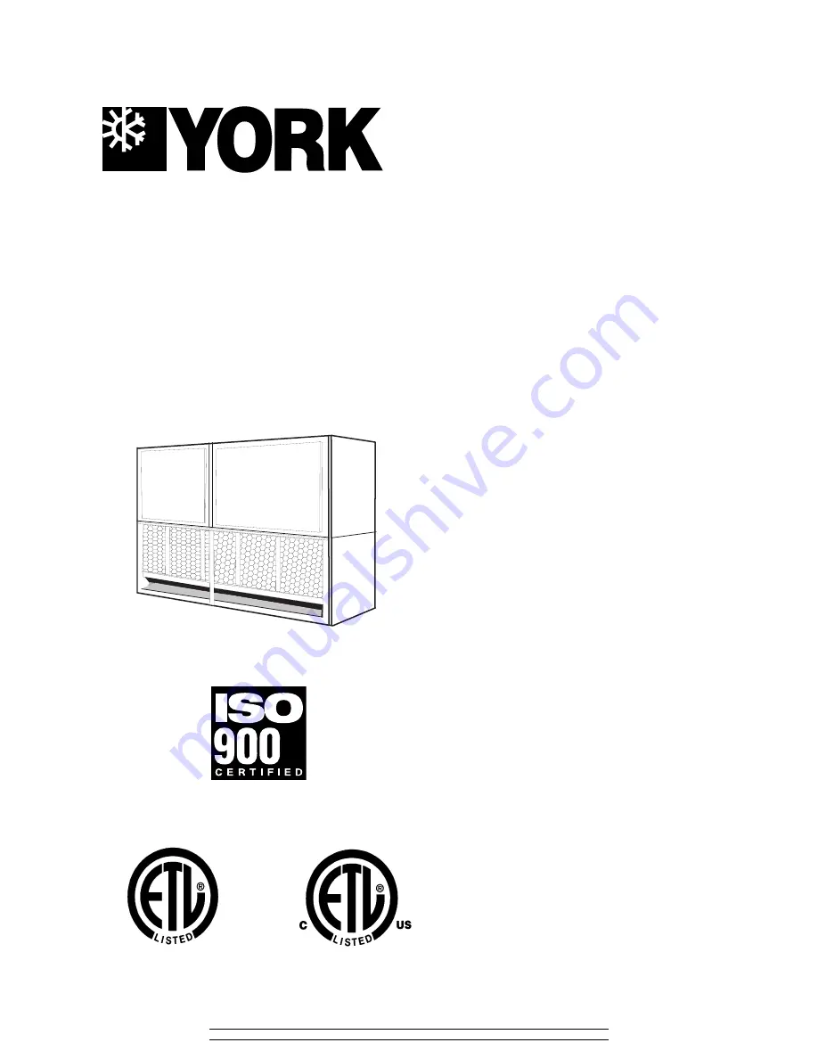 York 480 Technical Manual Download Page 1