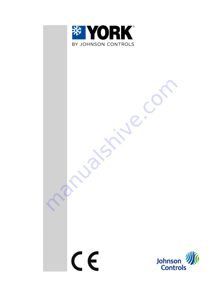 York ACTIVA 017 Installation Manual Download Page 1