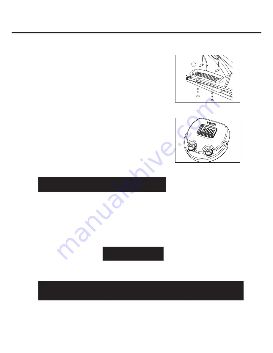 York inspiration cross trainer Owner'S Manual Download Page 14