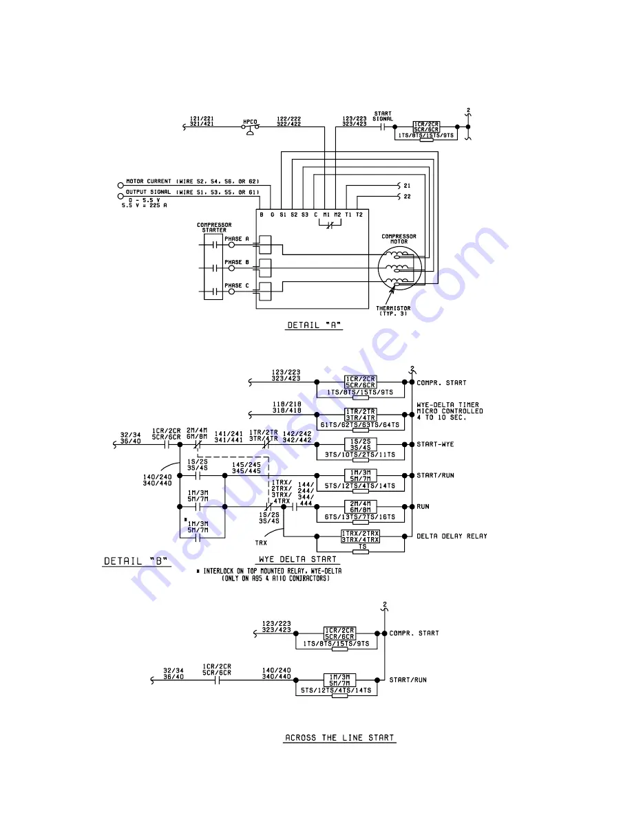 York YCAS0250 Wiring Diagram Download Page 44