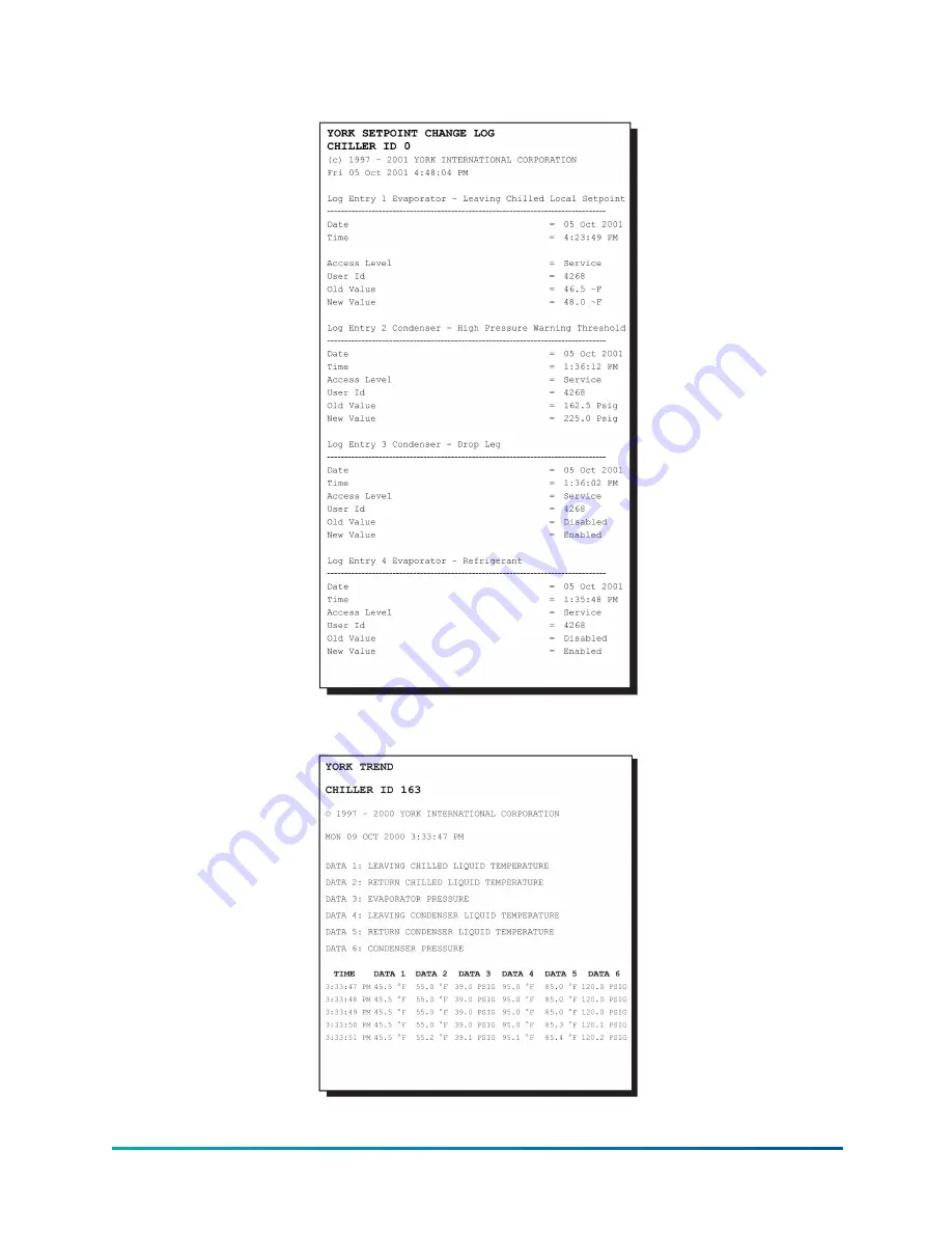 York YD Mod D Operation Manual Download Page 158