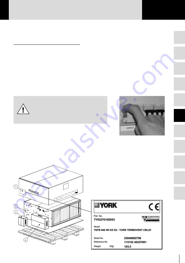 York YEFB 020 Installation And Operation Manual Download Page 29