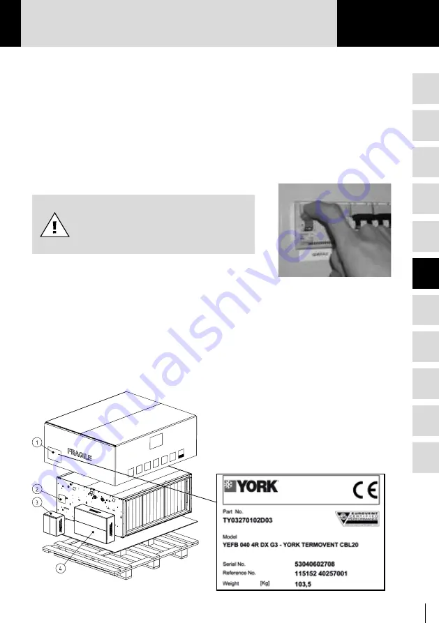 York YEFB 020 Installation And Operation Manual Download Page 49