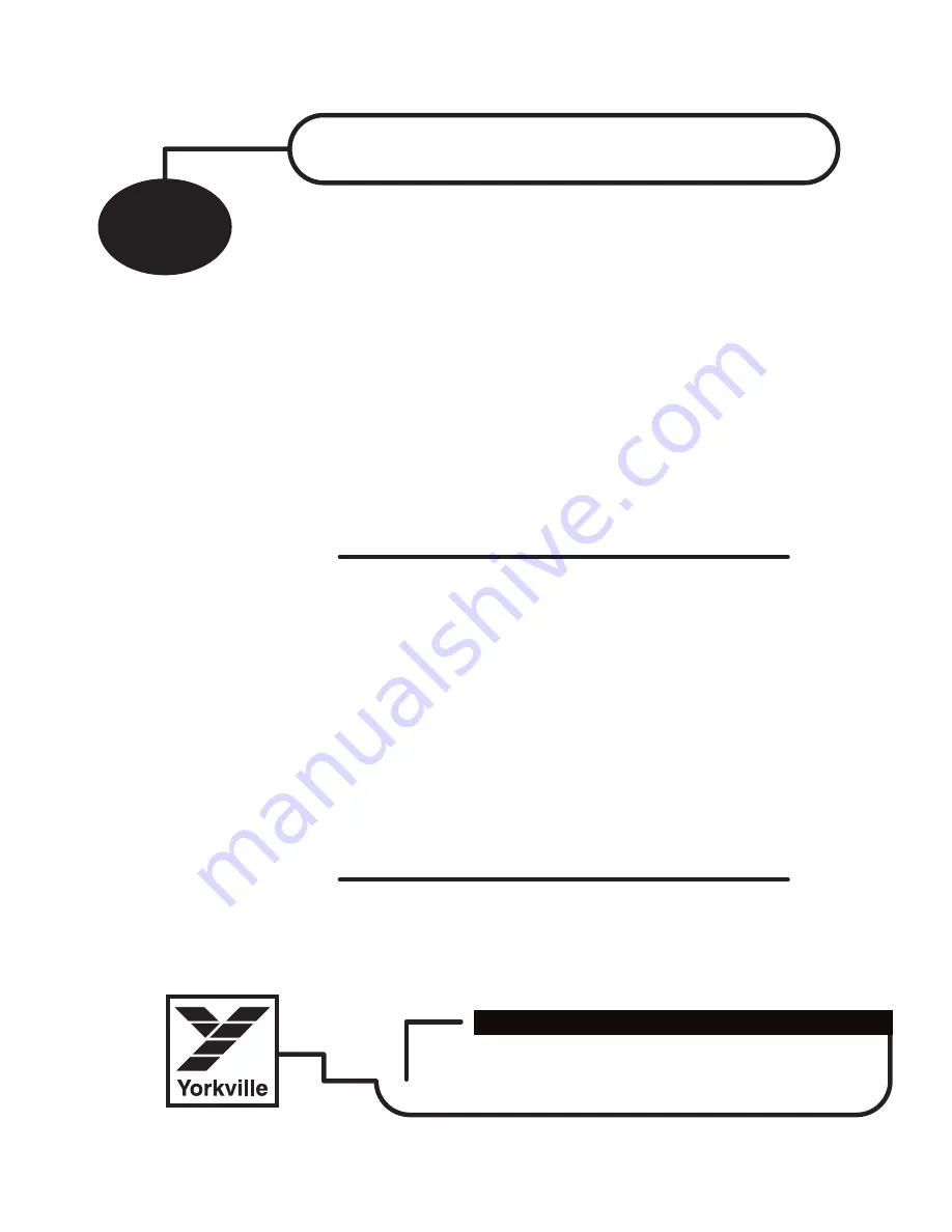 YORKVILLE EXM Mobile12 Owner'S Manual Download Page 13