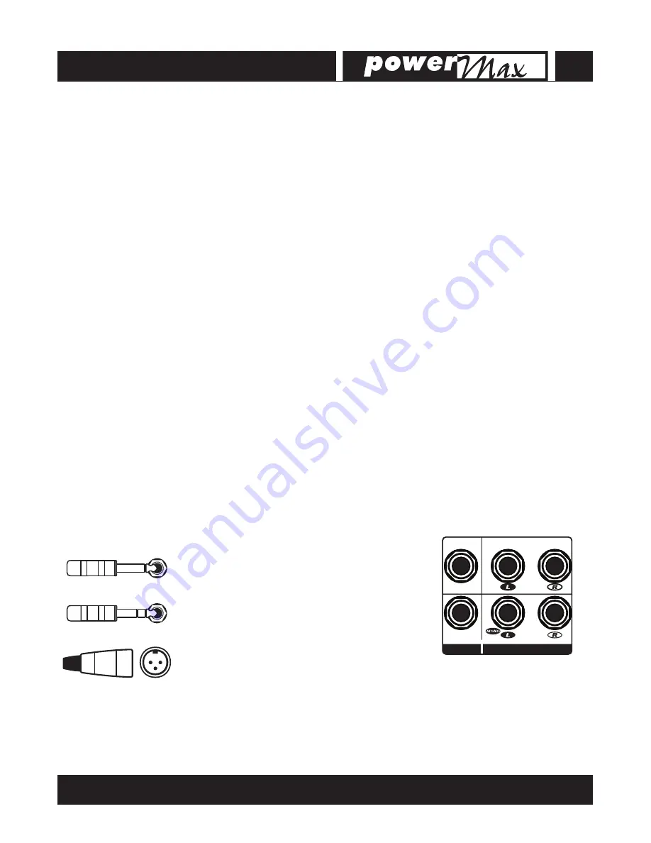 YORKVILLE PowerMAX2012 Owner'S Manual Download Page 6