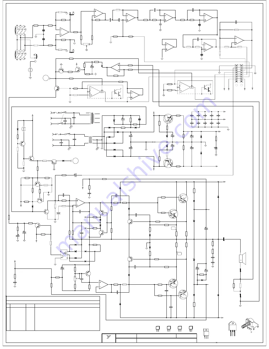 YORKVILLE PULSE PS110P Service Manual Download Page 4