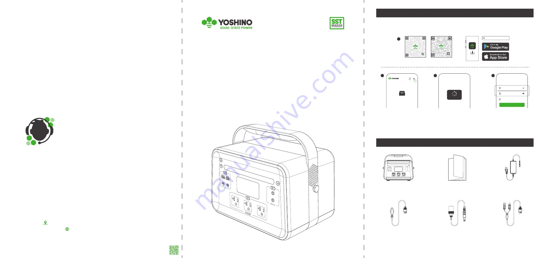 YOSHINO B660 SST Quick Start Manual Download Page 1