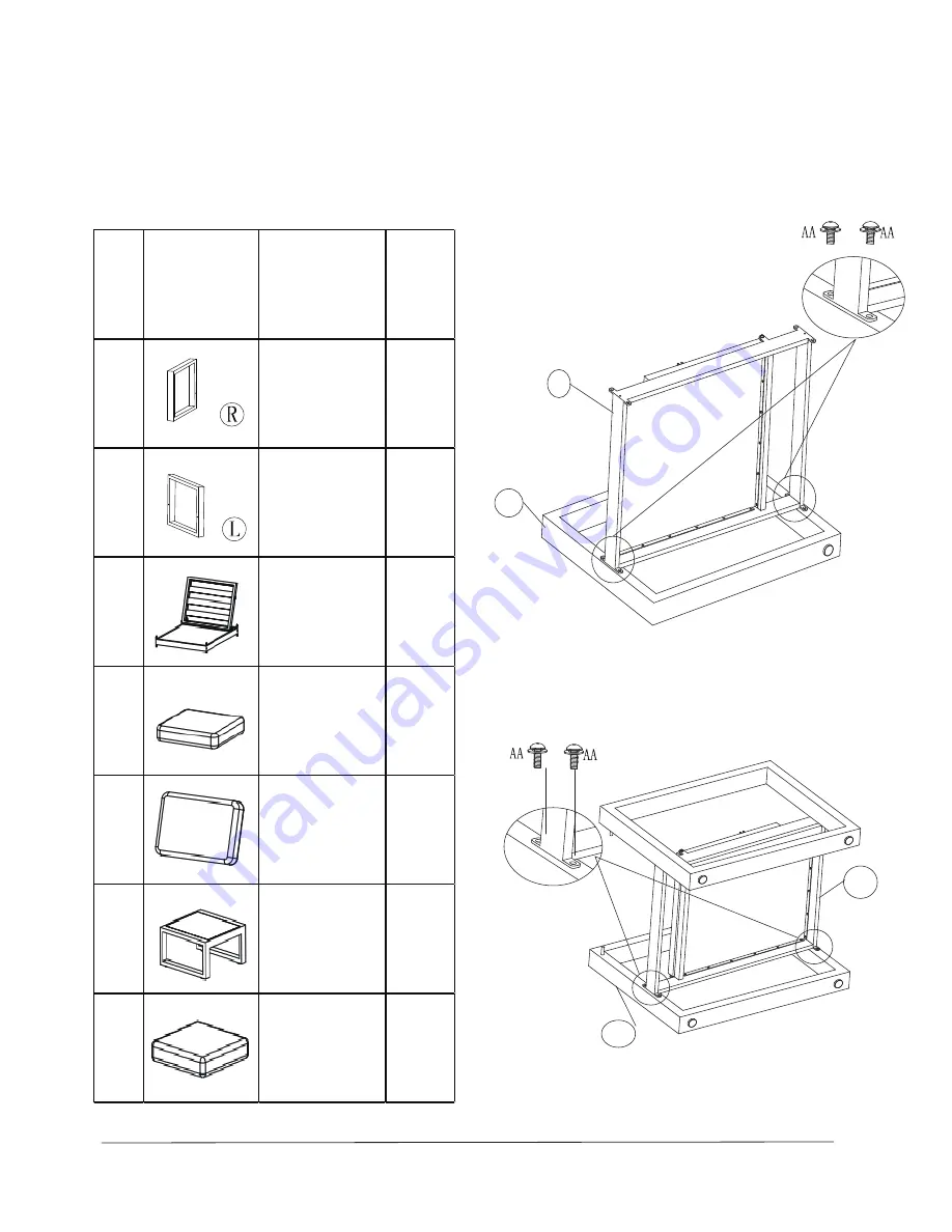 YOTRIO FSA60586BST Assembly Instructions Manual Download Page 6