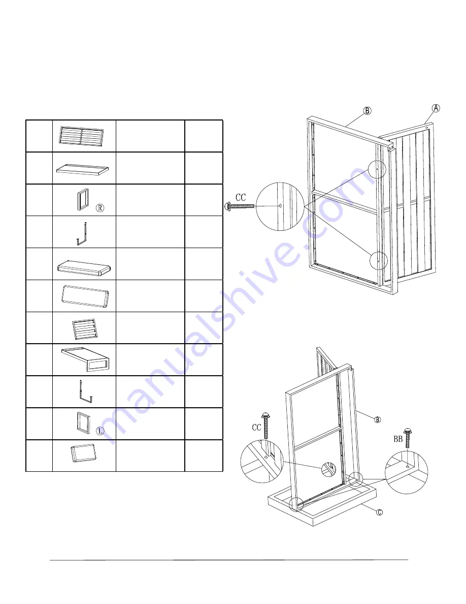 YOTRIO FSS60586CLST Assembly Instructions Manual Download Page 6