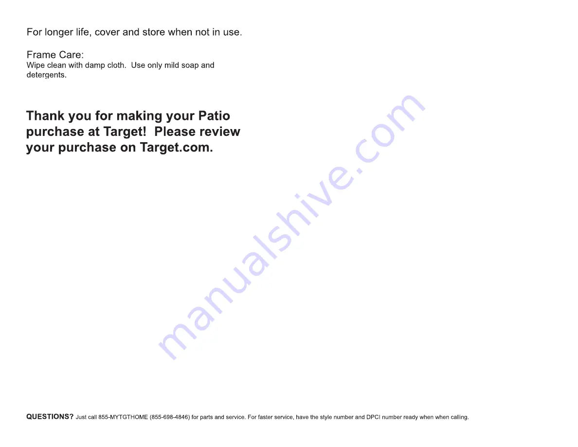 YOTRIO Target Howell FCS01151AST Assembly Instructions Manual Download Page 11