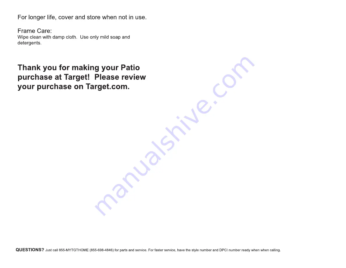 YOTRIO Target Wexler 009000581 Assembly Instructions Manual Download Page 9