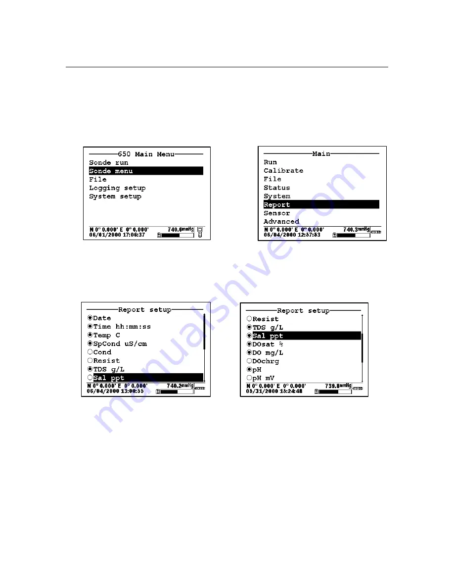 YSI 650 MDS Operation Manual Download Page 27