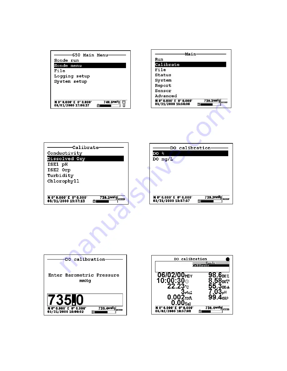 YSI 650 MDS Operation Manual Download Page 28