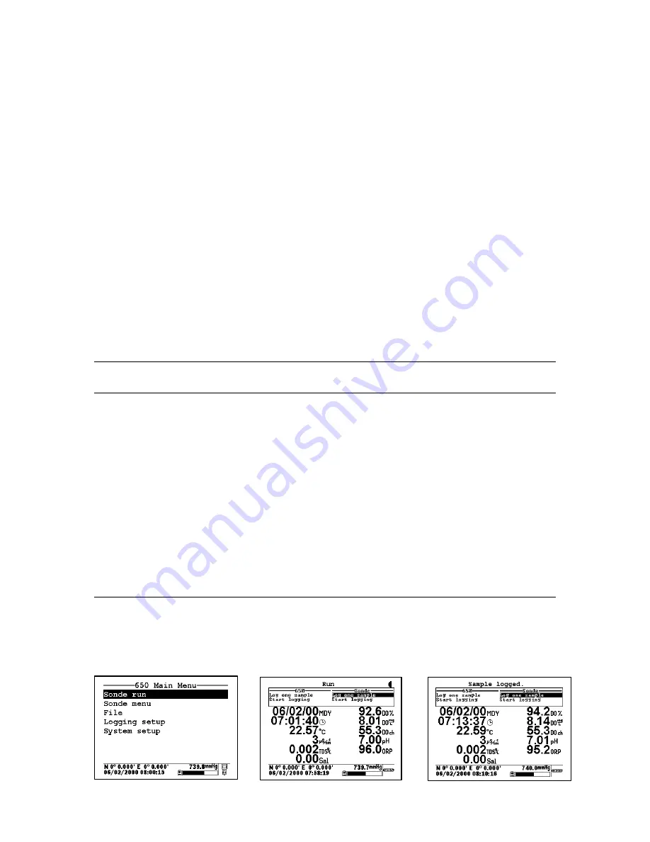 YSI 650 MDS Operation Manual Download Page 33