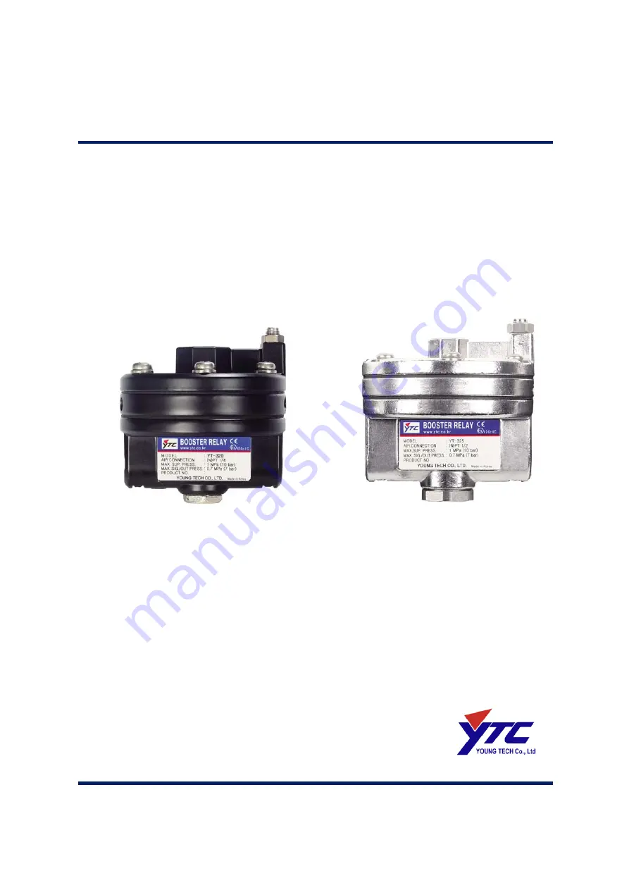 Ytc YT-320 Product Manual Download Page 1