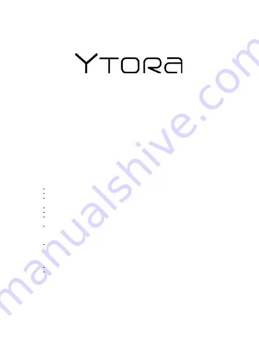 YTORA TPW799 Operating Instructions Manual Download Page 24