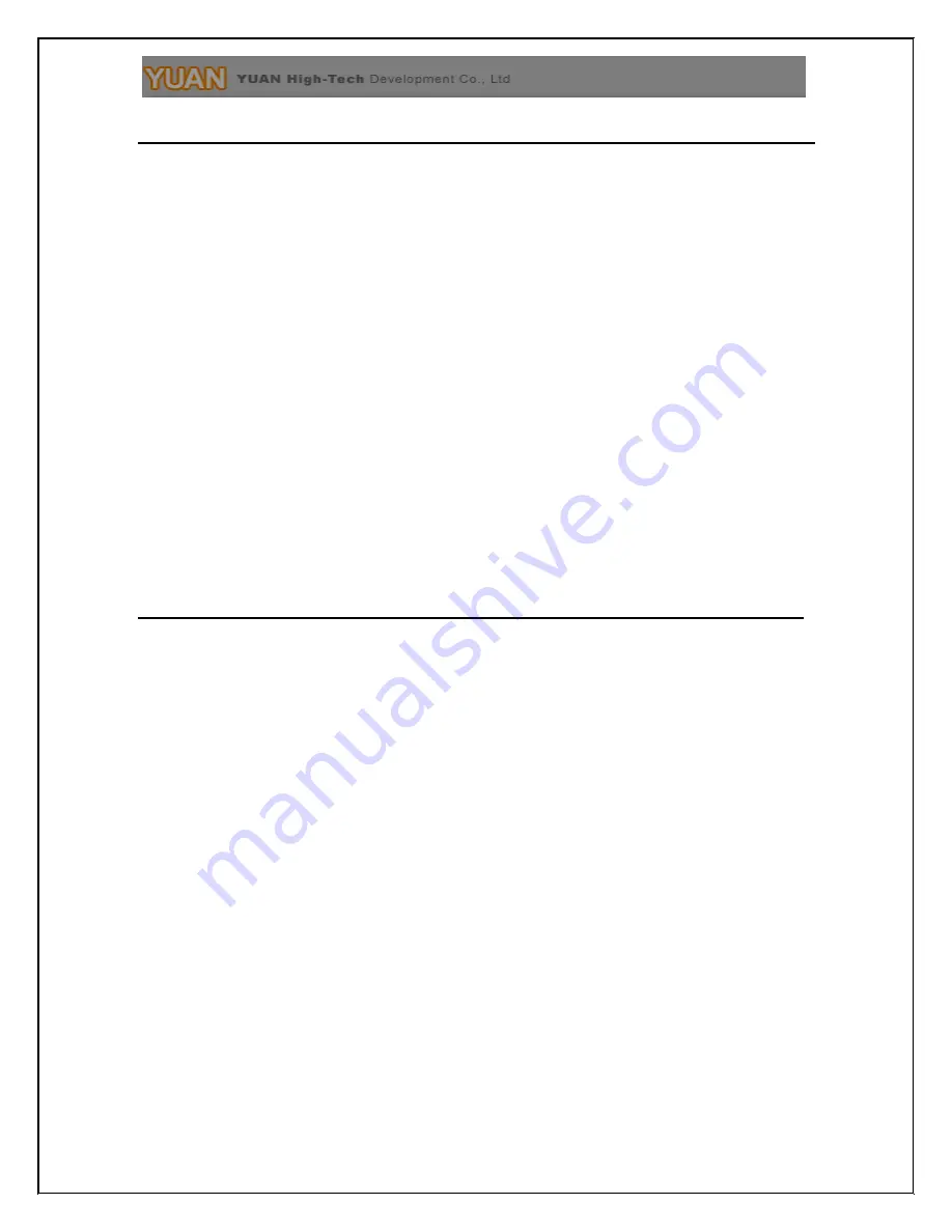 YUAN High-Tech Multi to SDI/HDMI User Manual Download Page 12