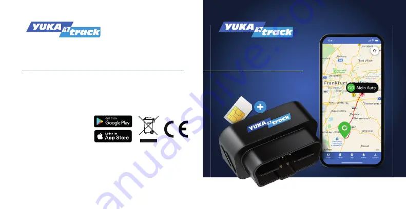 Yukatrack OBD2 Quick Start Manual Download Page 1