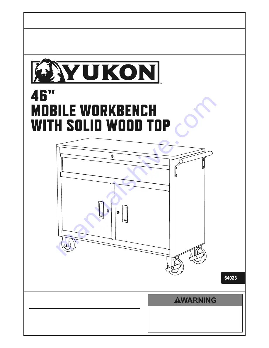 Yukon 64023 Owner'S Manual & Safety Instructions Download Page 1