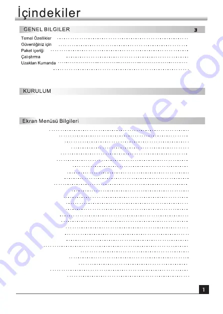 Yuksel Elektroteknik MINIX HD PUNTO PLUS User Manual Download Page 5