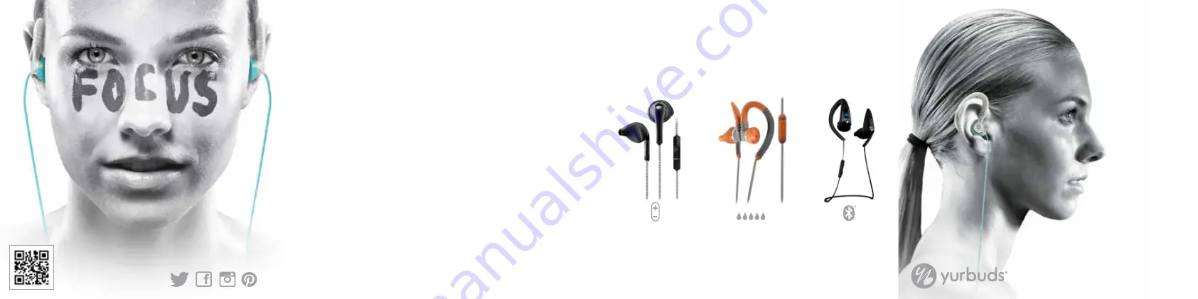 yurbuds FOCUS 400 Quick Start Manual Download Page 1