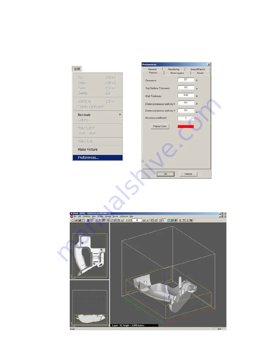 Z Corporation ZPrinter 310 Скачать руководство пользователя страница 31