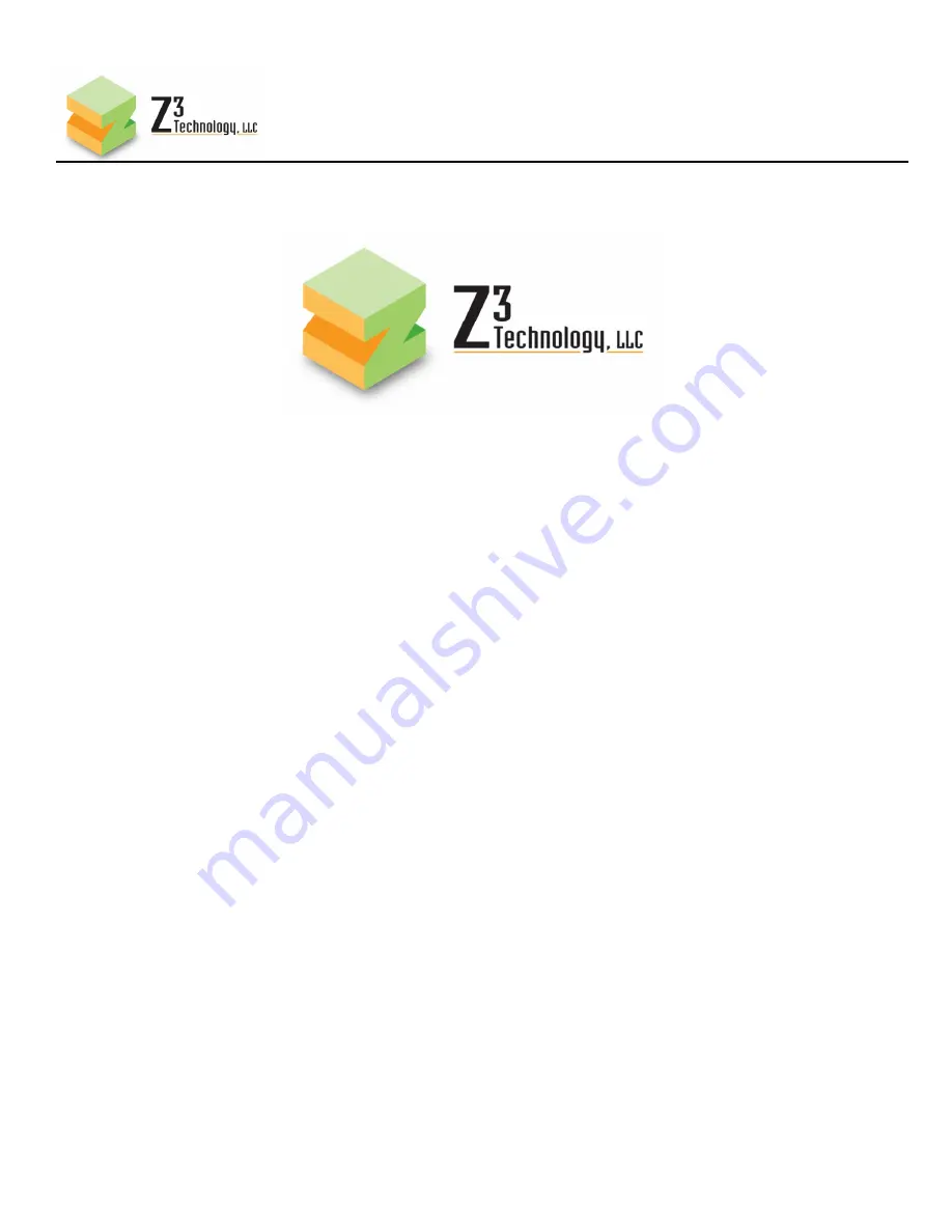 Z3 Technology DM8168-MOD-35 Manual Download Page 22