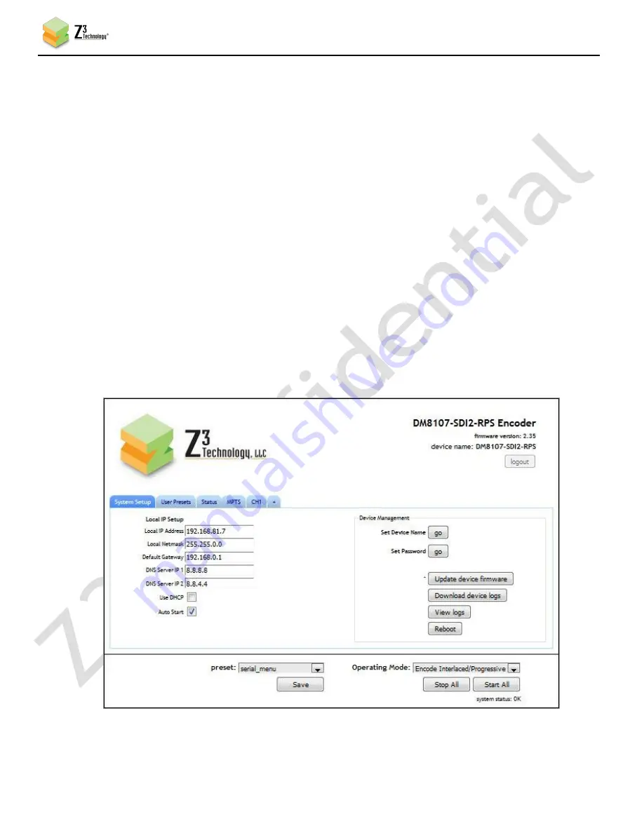 Z3 Technology SBE264-10-RPS Скачать руководство пользователя страница 24