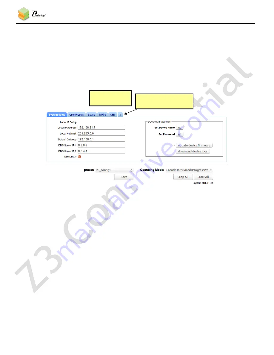 Z3 Technology SBE264-10-RPS Скачать руководство пользователя страница 38