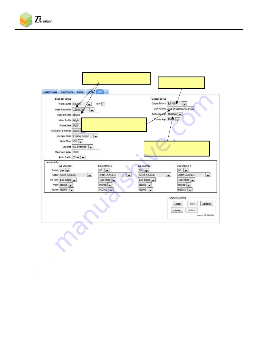 Z3 Technology Z3-SBE264-DVR-13 Скачать руководство пользователя страница 29