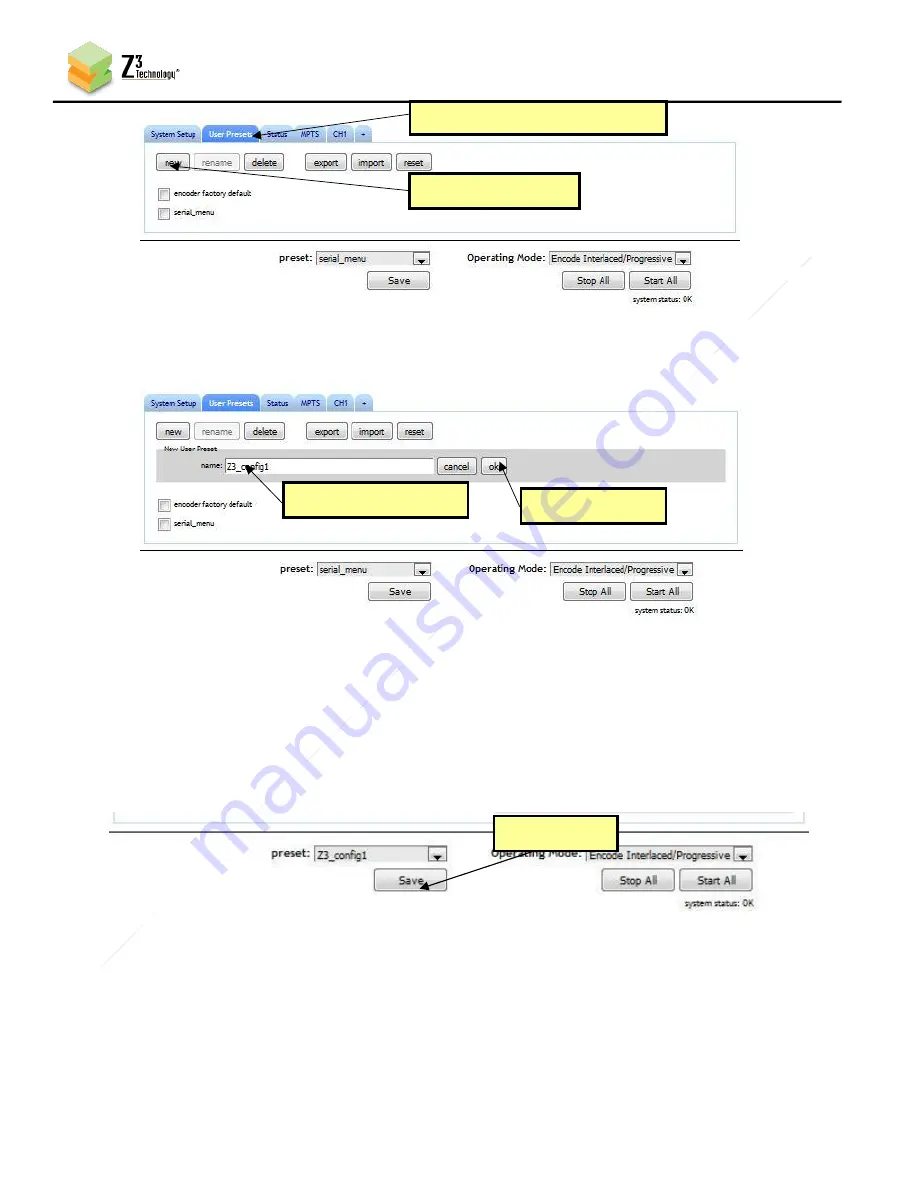 Z3 Technology Z3-SBE264-DVR-13 User Instructions Download Page 36