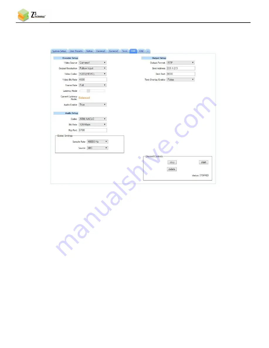 Z3 Technology Z3Cam-DX User Instructions Download Page 21