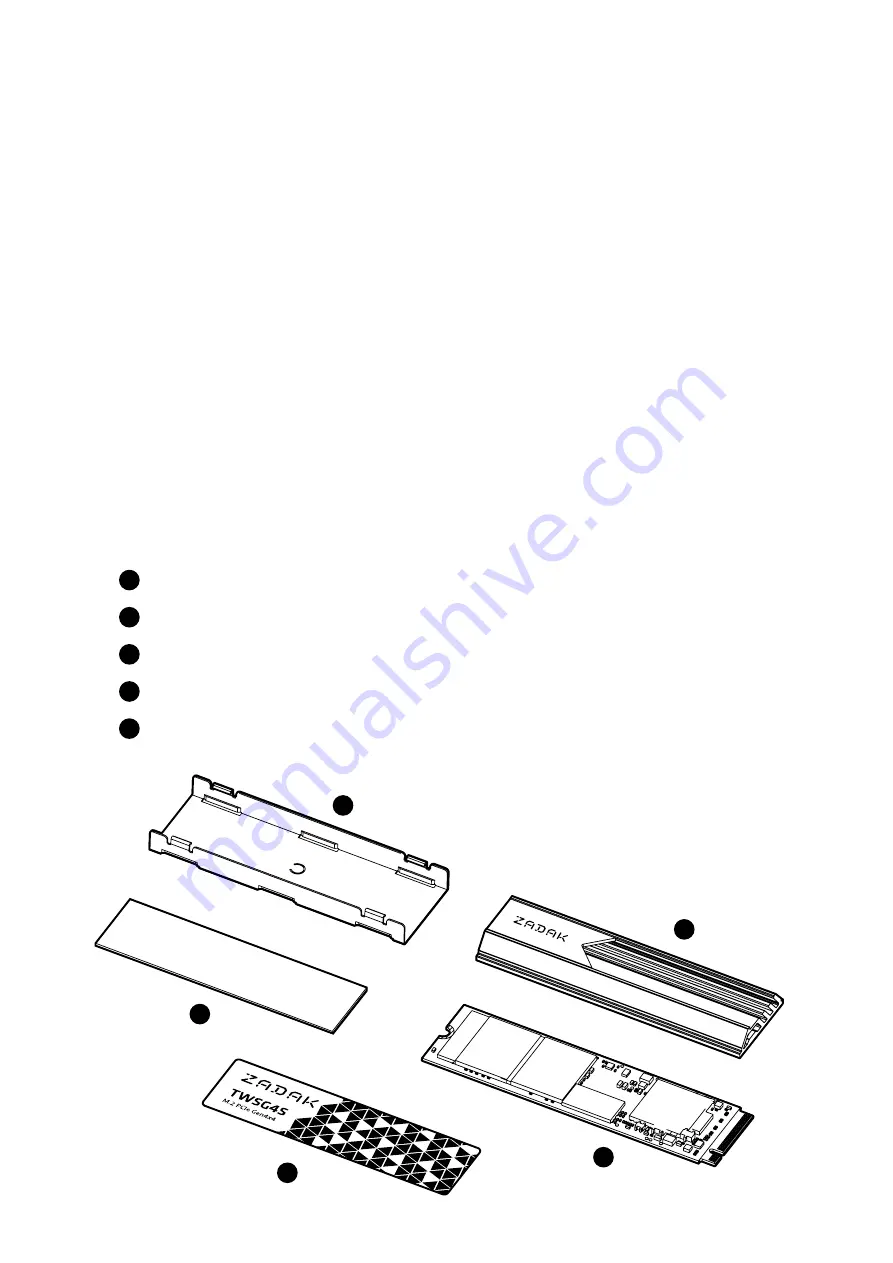 ZADAK TWSG4S Quick Assembly Manual Download Page 2