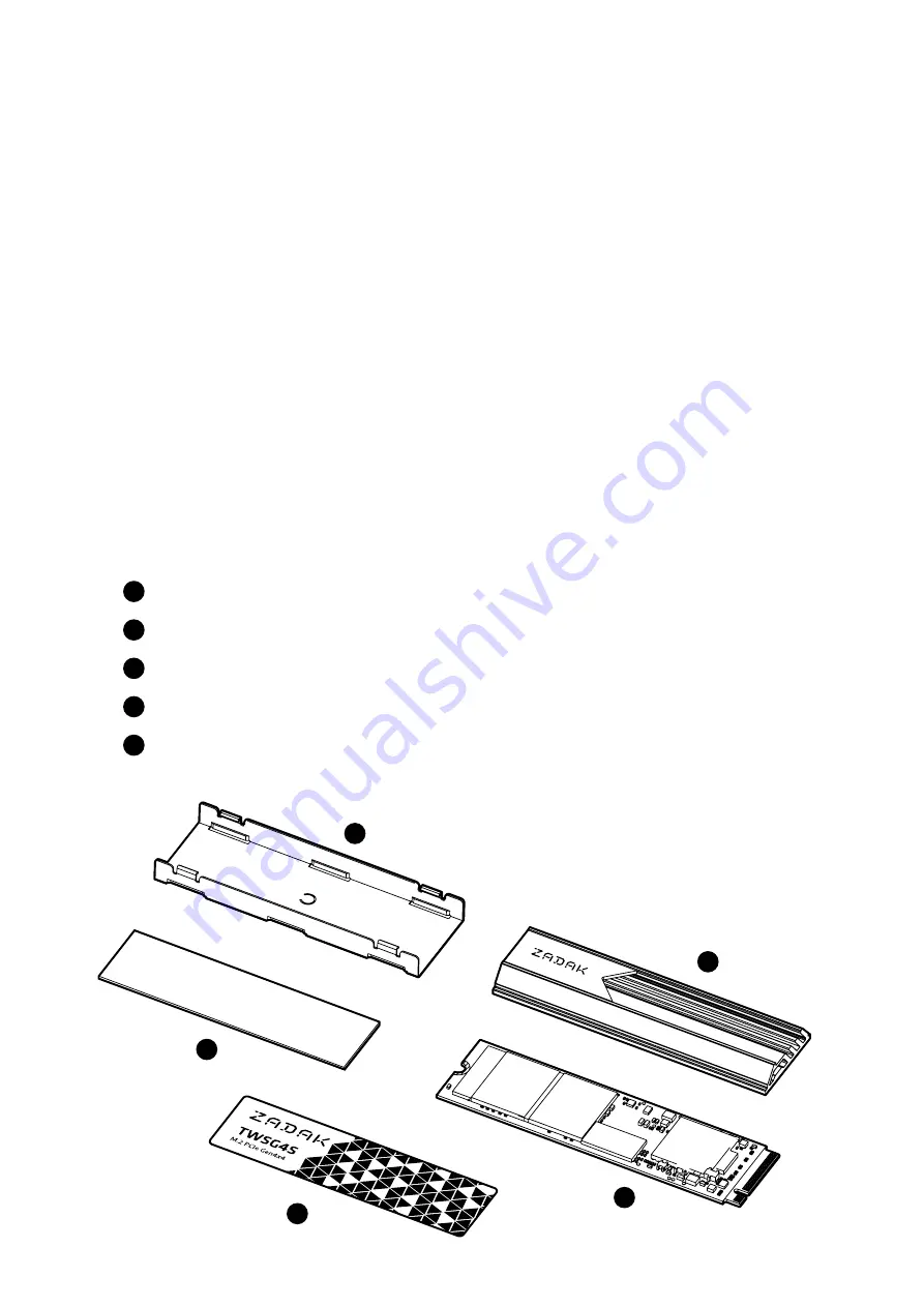 ZADAK TWSG4S Quick Assembly Manual Download Page 9