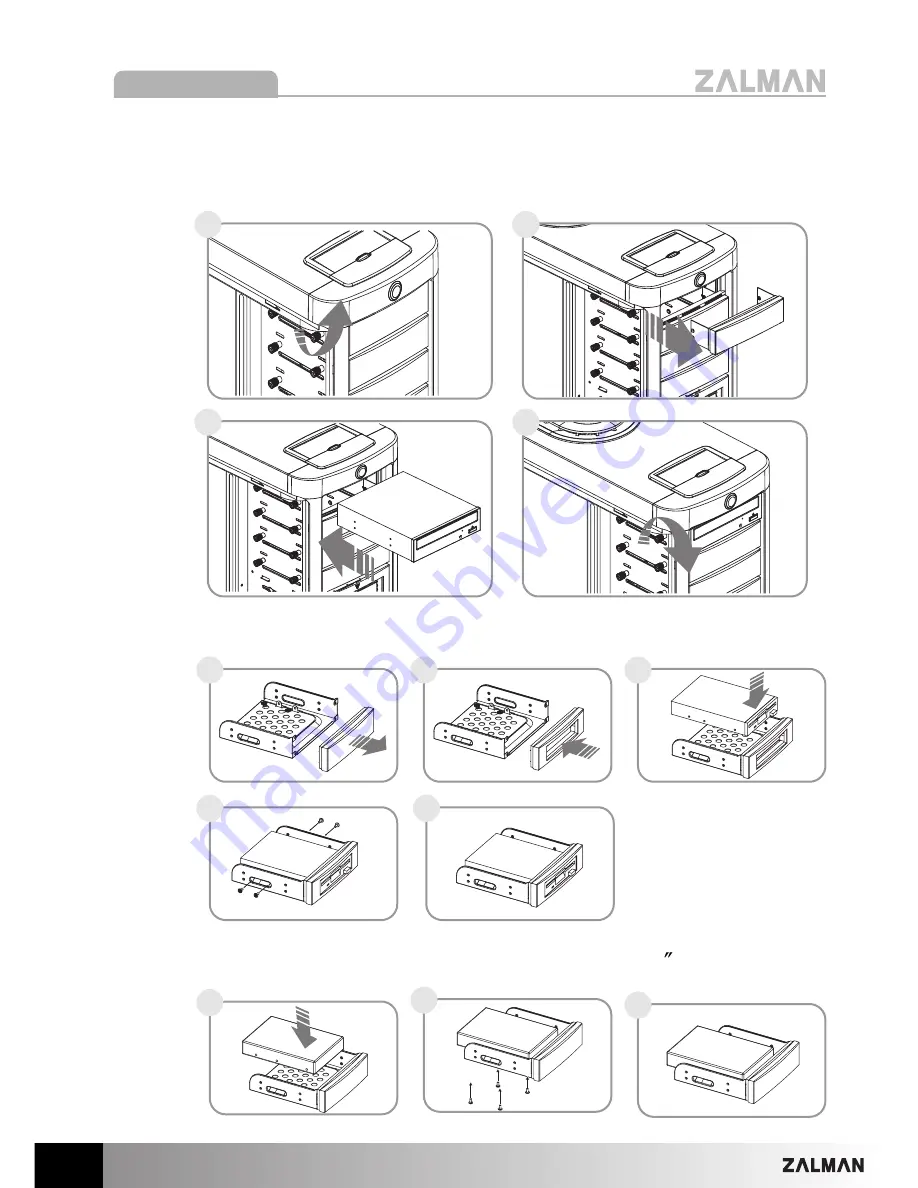 ZALMAN GS1000 SE Скачать руководство пользователя страница 12