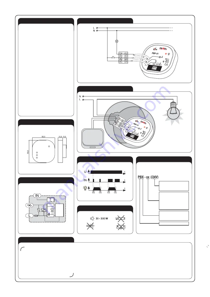 Zamel EXTA PBP-01 Instruction Manual Download Page 2