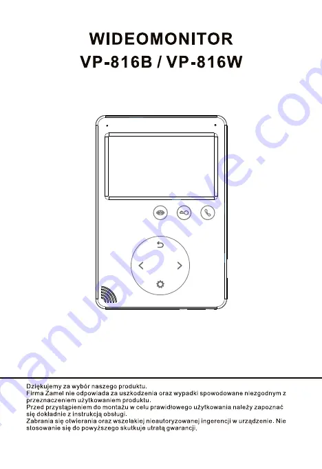 Zamel VP-816B Manual Download Page 1