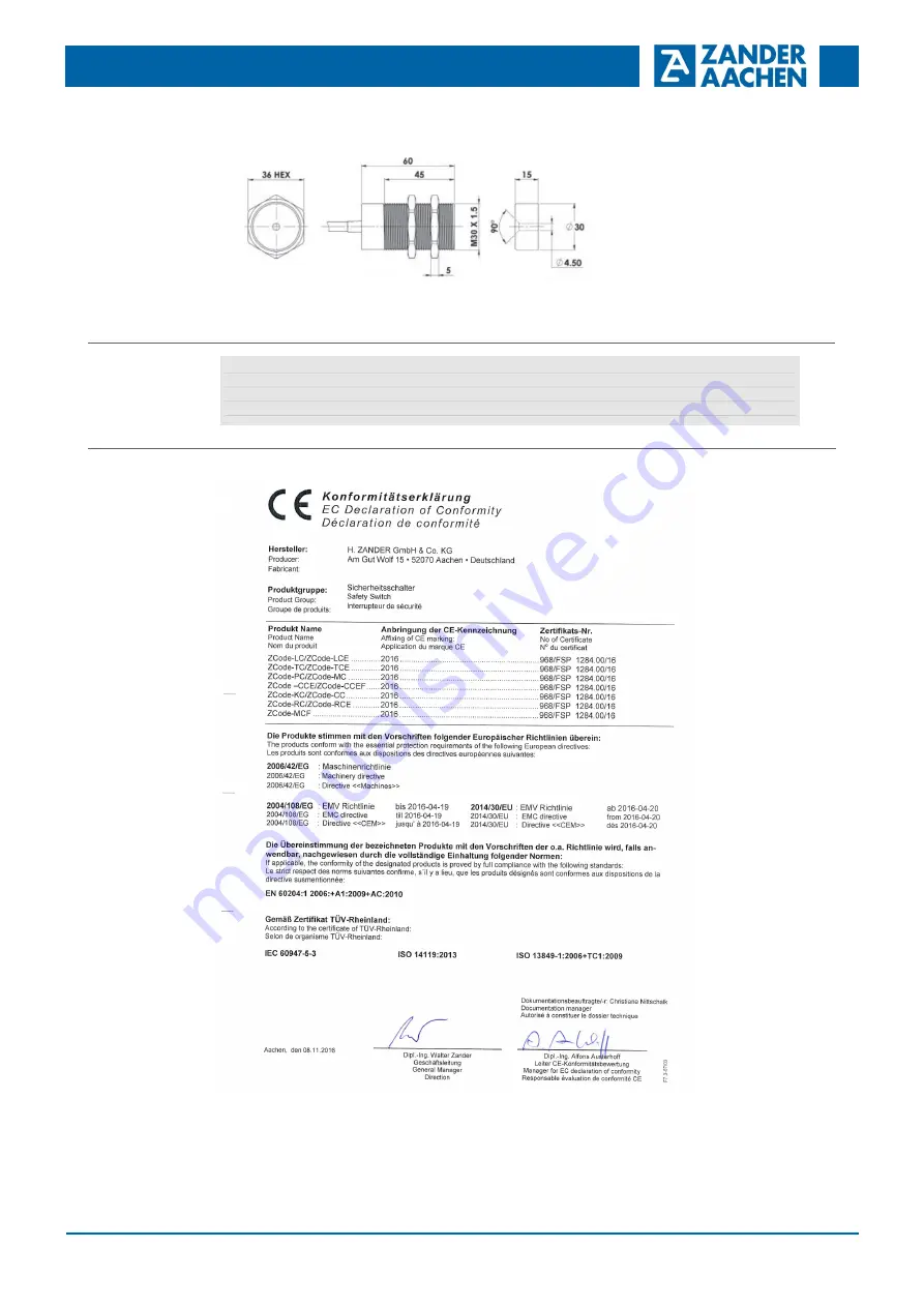 Zander Aachen ZCode-RC User Manual Download Page 5