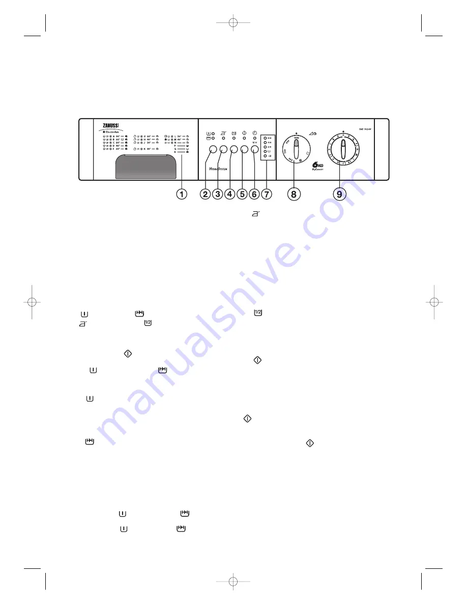 Zanussi Electrolux FAE 1026 V Скачать руководство пользователя страница 10