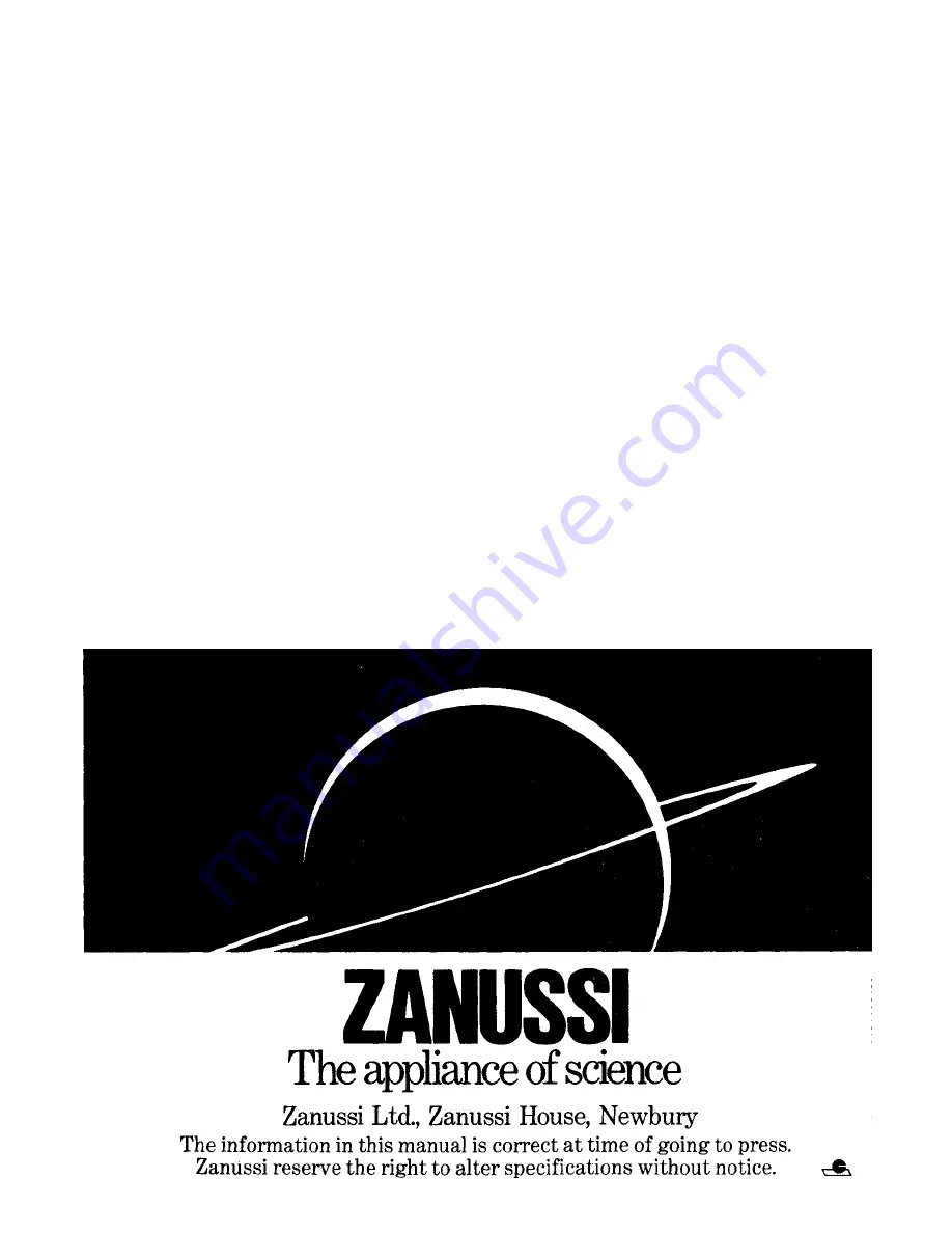 Zanussi FM 9612 Instructions For The Use And Care Download Page 24