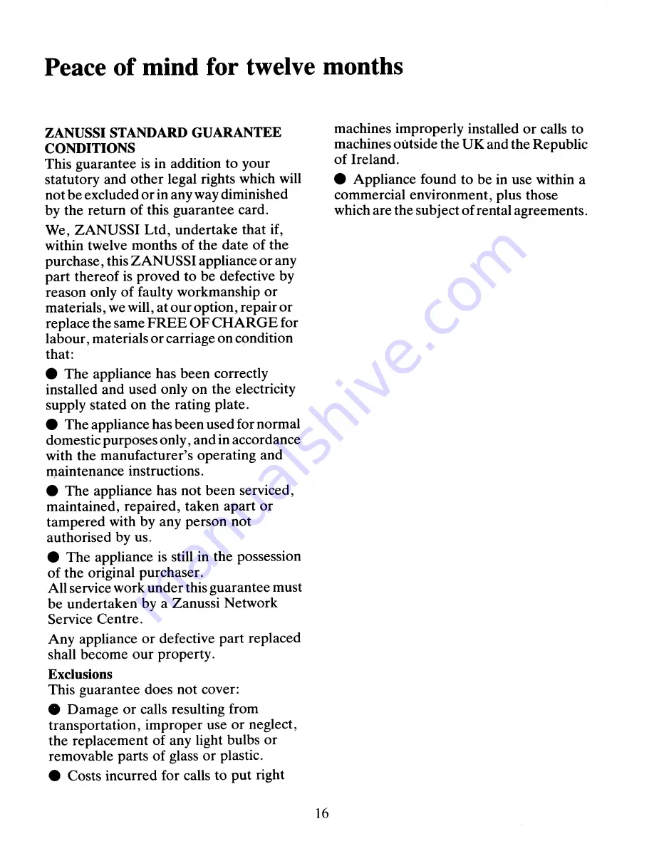 Zanussi Hob Use And Care Manual Download Page 18