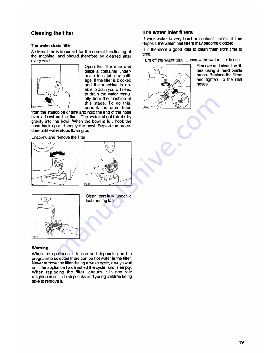 Zanussi jetstream FJ 1200 Instruction Booklet Download Page 19