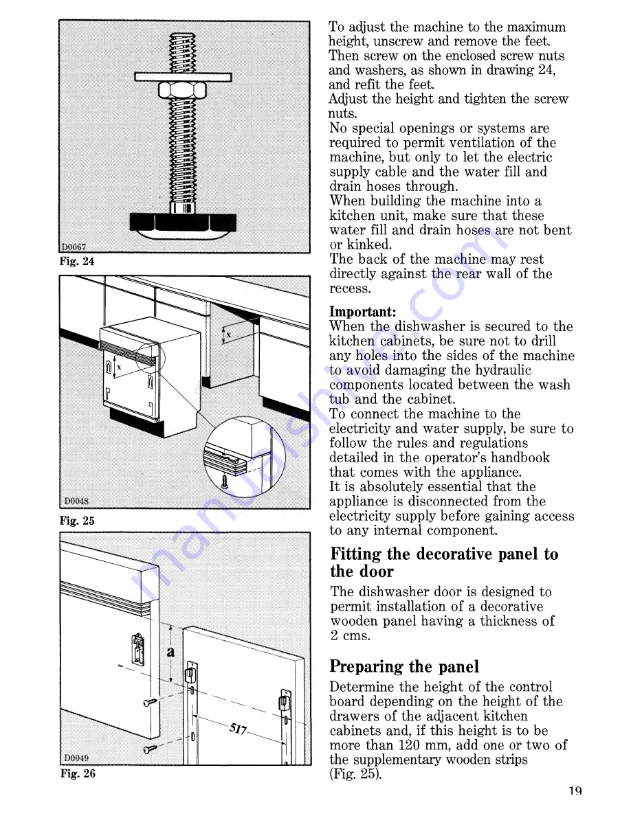 Zanussi U05019 ID 503 Instructions For Use And Care Manual Download Page 19