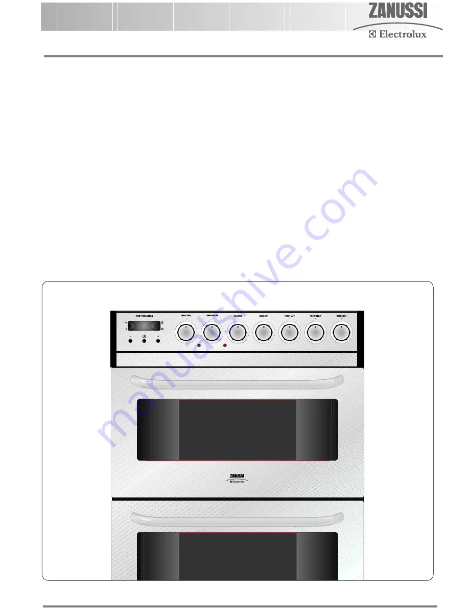 Zanussi ZCE7550-ZCE7551 User Manual Download Page 1