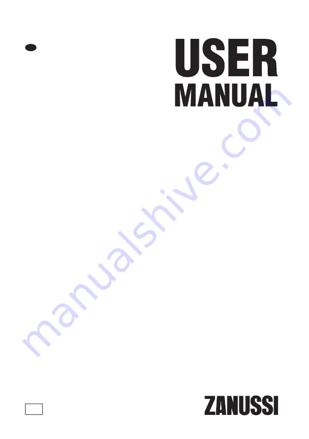 Zanussi ZCG61246XA User Manual Download Page 1