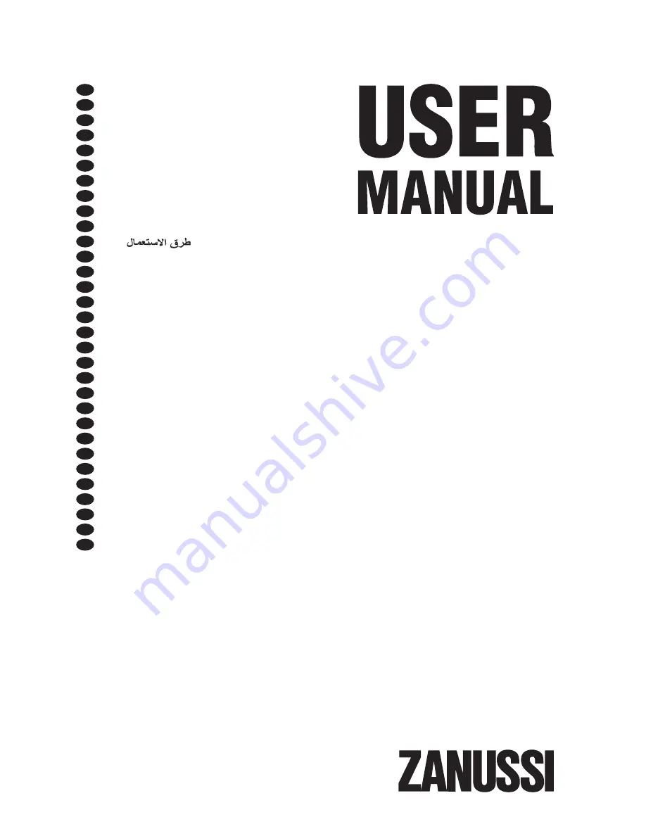 Zanussi ZHC 82661BA User Manual Download Page 1