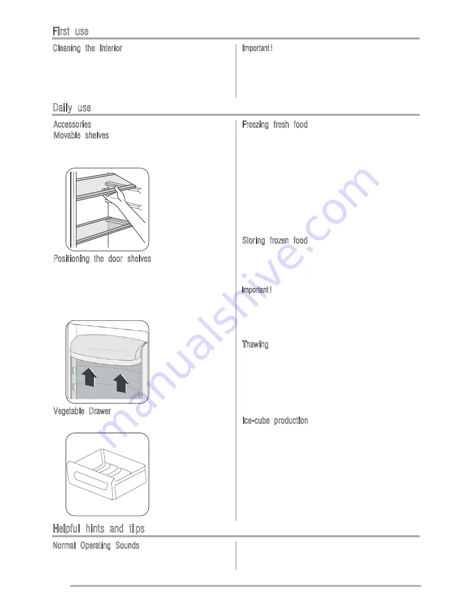 Zanussi ZRB24100XA User Manual Download Page 4