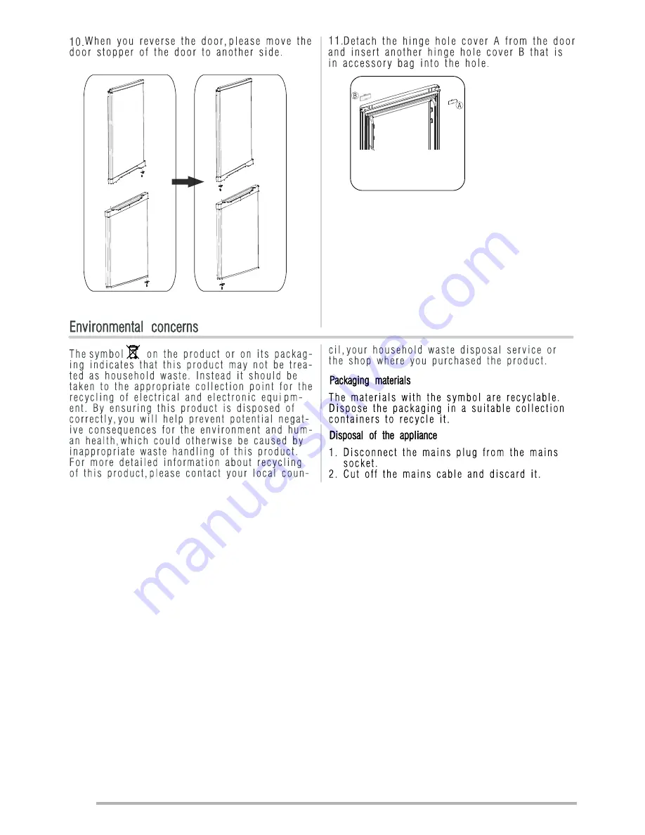 Zanussi ZRB24100XA User Manual Download Page 10