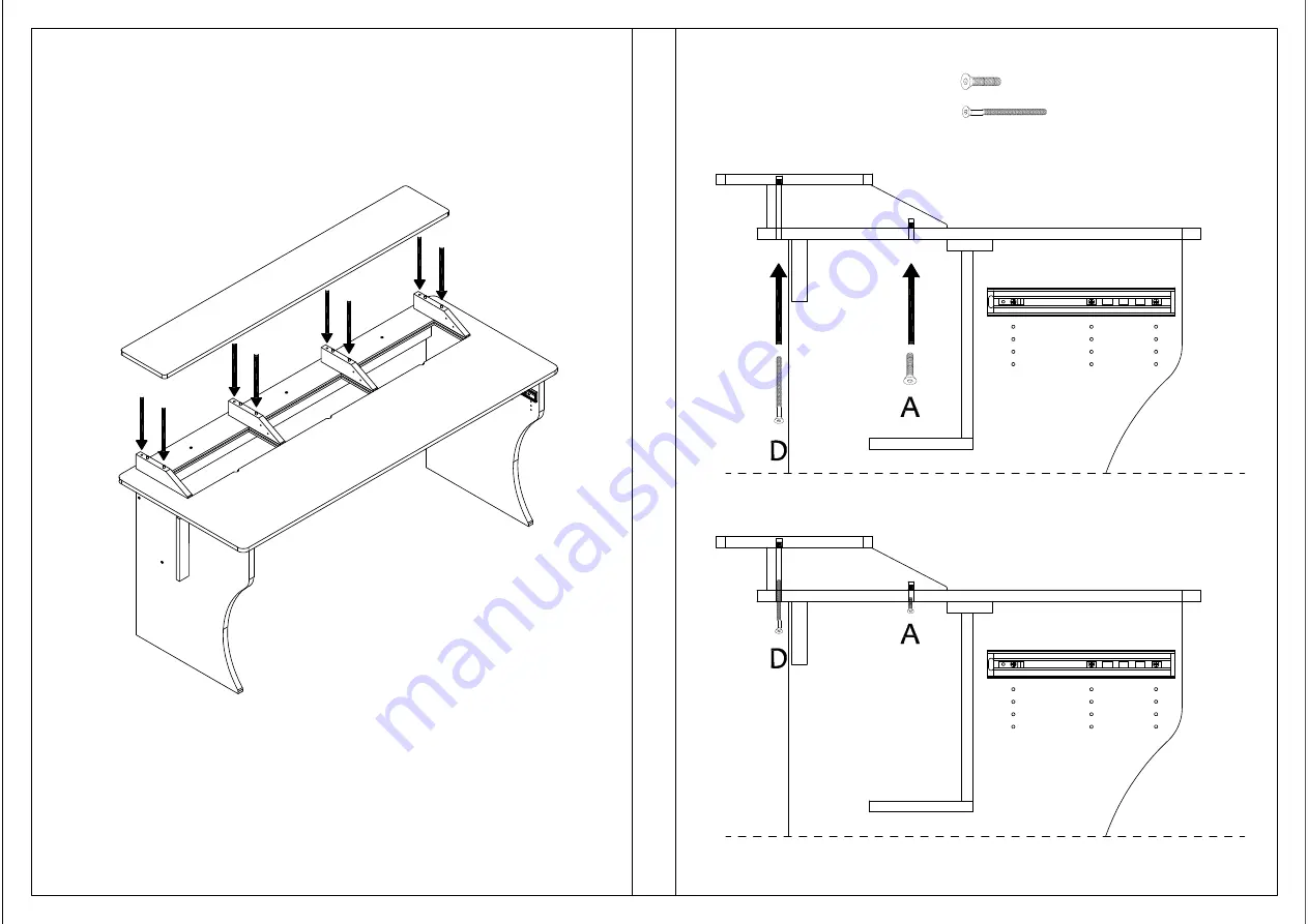 Zaor Combo 61 Desk Скачать руководство пользователя страница 18