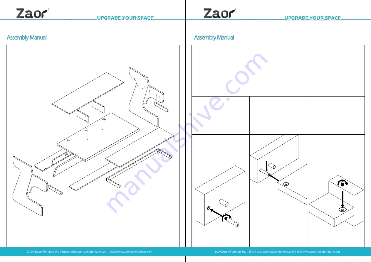 Zaor Miza 88 Flex Assembly Manual Download Page 2